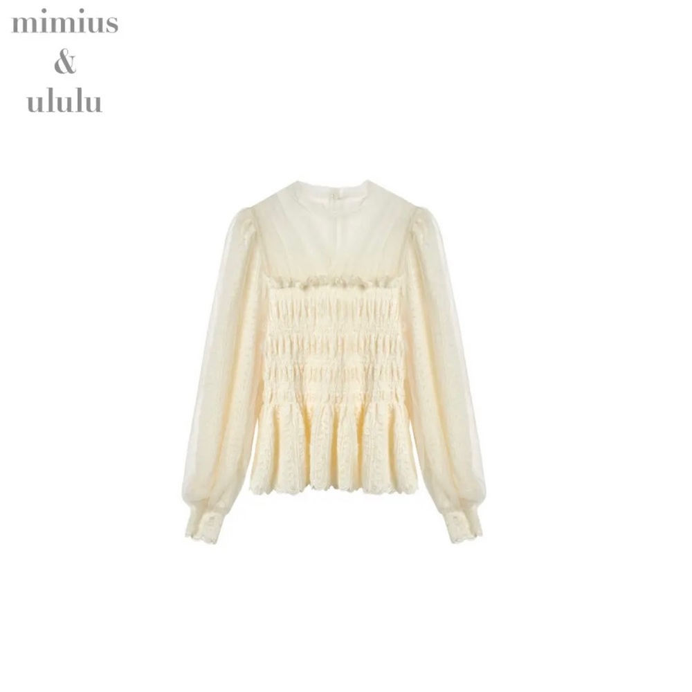 Off-White Lace Blouse